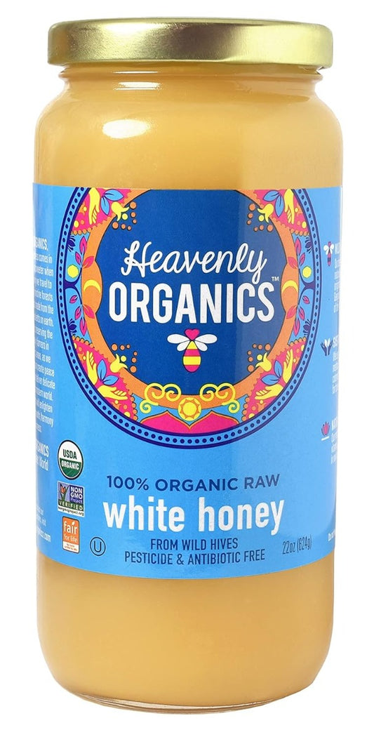 HEAVENLY ORGANICS: White Honey, 22 oz