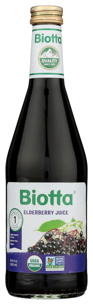 BIOTTA: Elderberry Juice, 16.9 oz