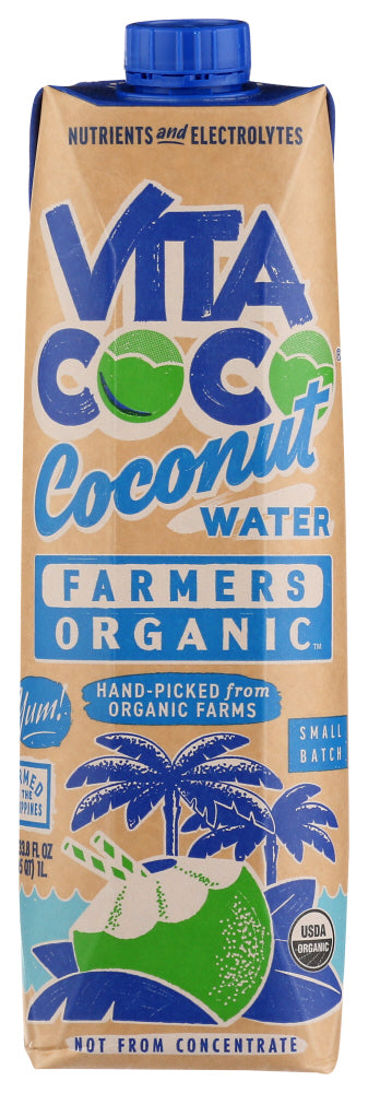 VITA COCO: Water Coconut Organic, 33.8 FO