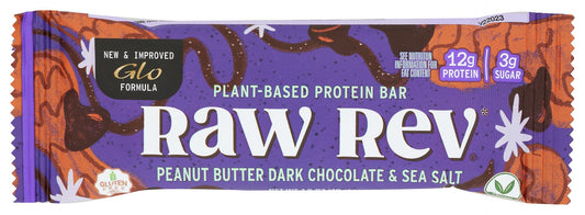 RAW REVOLUTION: Bar Peanut Butter Dark Chocolate & Sea Salt, 1.6 oz