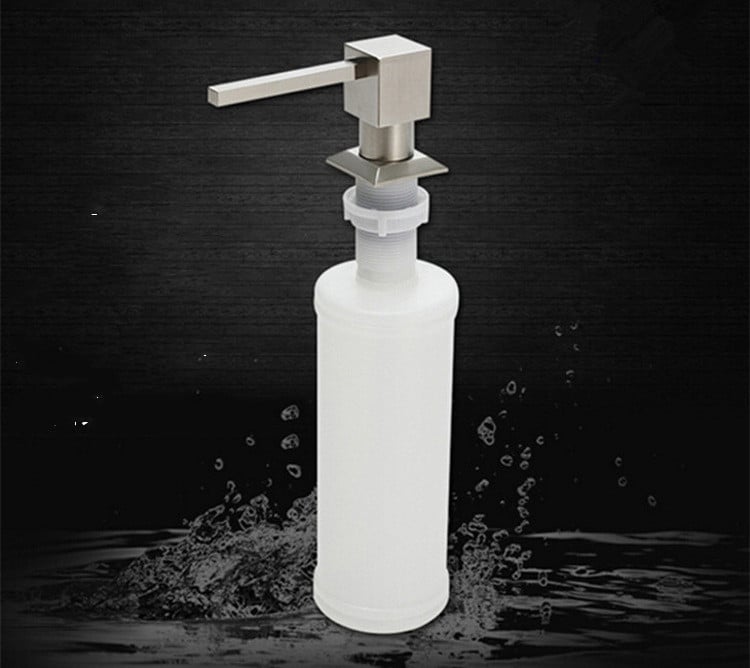 Square Deck Mounted Kitchen Soap Dispenser