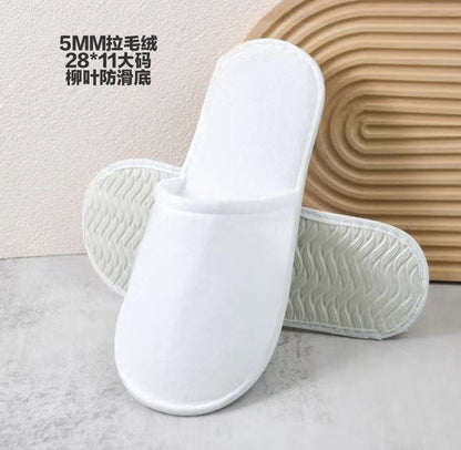 Thick Non-Slip Disposable Slippers for Hotels and Homes