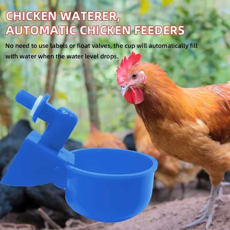 Automatic Poultry Feeder and Waterer Kit for Chickens
