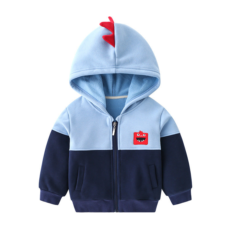 Children's Hooded Jacket and Fleece Sweater for Boys