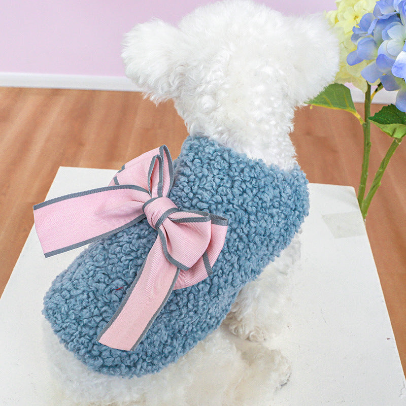 Dog Clothes for Fall Winter - Warm Fleece Vest for Teddy