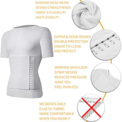 Men's Compression Shirts Body Shaper Tummy Slimming