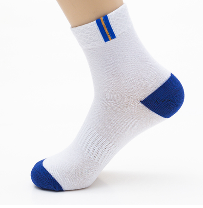 Durable Cotton Sports Deodorant Spring Socks