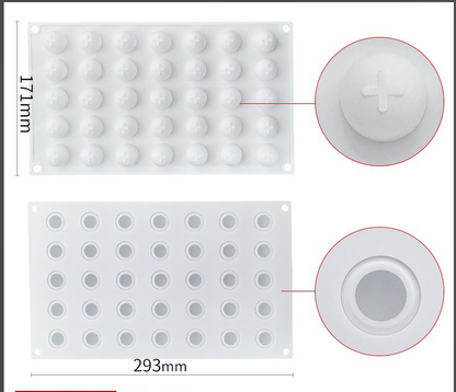 Silicone Mousse Cake Mold for French Desserts and Ice Cream