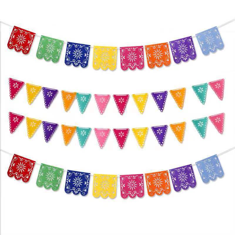 Colorful Day of the Dead Decorative Flag Bunting