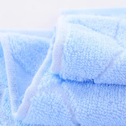 3pcs Solid Color Pure Cotton Bath Towel Set