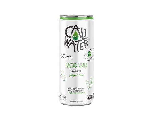 CALIWATER: Water Cactus Gingr Lime, 12 fo