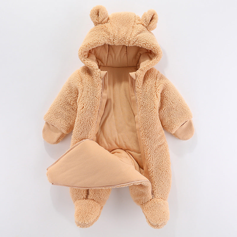 Thick Cotton Baby Winter Jumpsuit for Newborns