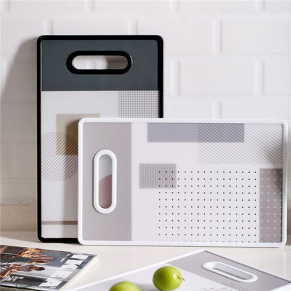Nordic Style Geometric Color Block Eco-Friendly Cutting Board