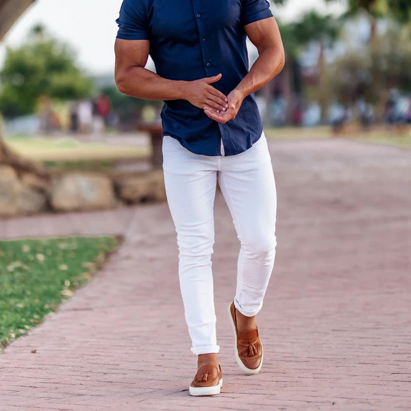 Spring Men's Outdoor Slim Fit Work Trousers