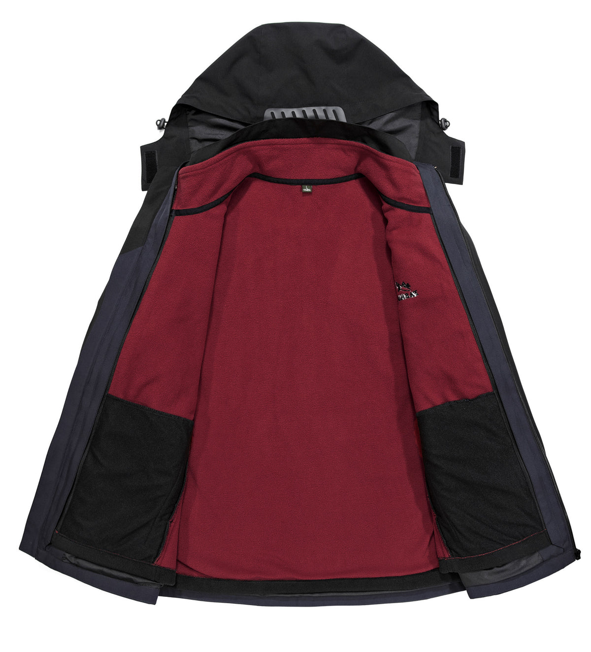 Men's 3-in-1 Outdoor Jacket Set with Windproof Design