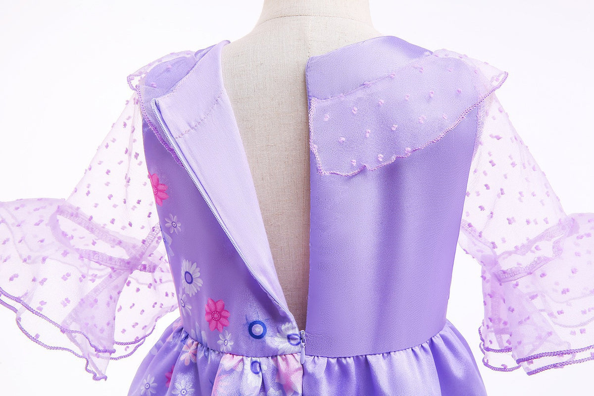 Summer Kids Dress - Purple Tulle Mirabel Costume
