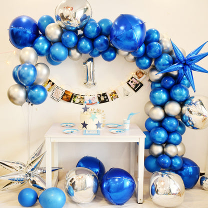 Astronaut Theme Birthday Balloon Set for Boys