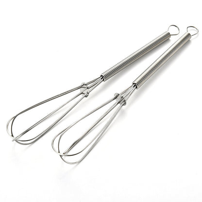 Spring Handle Small Egg Beater and Cream Whisk