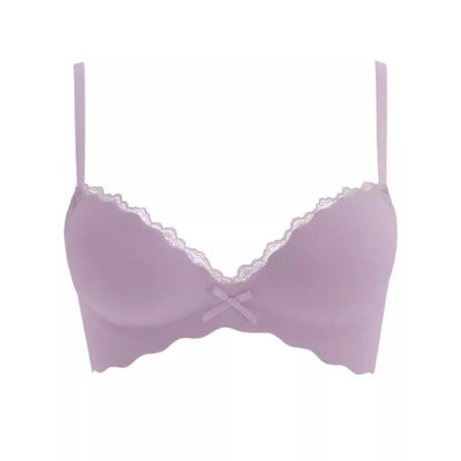 Seamless Push-Up Wireless Bra Set for Small Bust