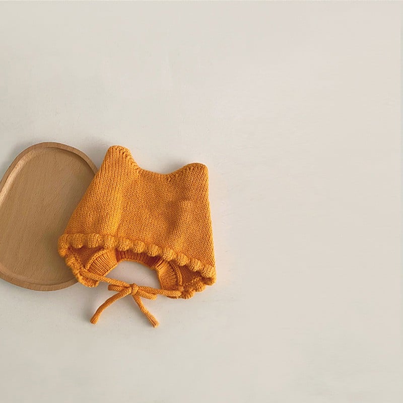 Autumn Baby Knitted Ear Protection Hat