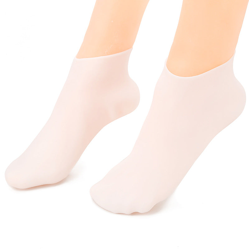 Heel Protector Silicone Sleeve for Cracked Dry Heels