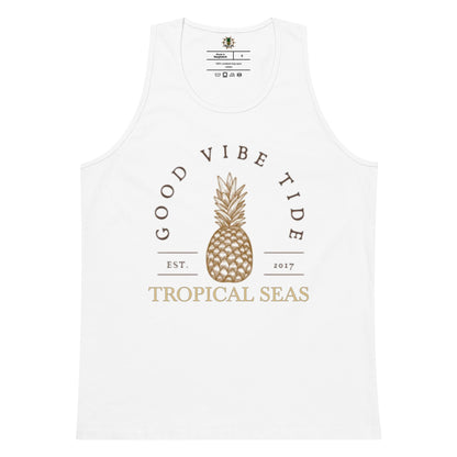 Men’s Premium Vintage Pineapple Tank Top
