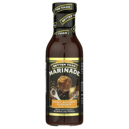 BETTER THAN MARINADE: Honey Bourbon Barbeque Marinade, 11.5 oz