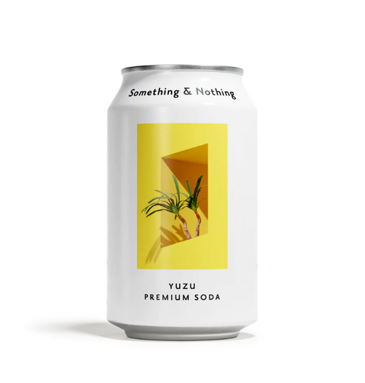 SOMETHING AND NOTHING: Yuzu Premium Soda, 12 fo