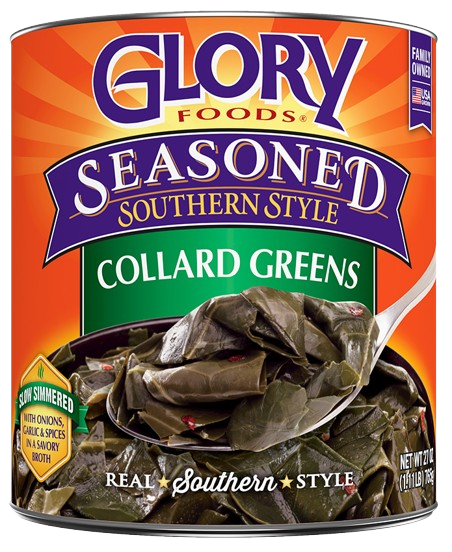 GLORY FOODS: Seasoned Collard Greens, 27 oz