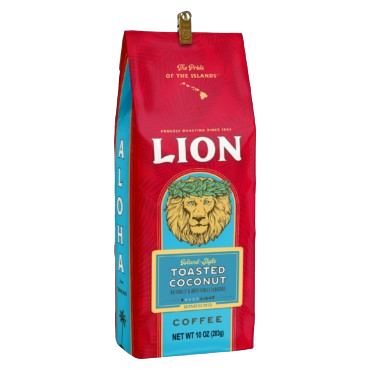 LION COFFEE: Toasted Coconut Coffee, 10 oz