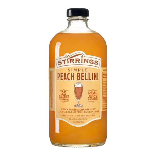 STIRRINGS: Peach Bellini Mix, 750 ml