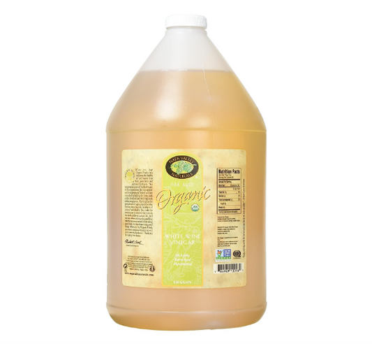 NAPA VALLEY NATURALS: Organic White Wine Vinegar, 1 ga