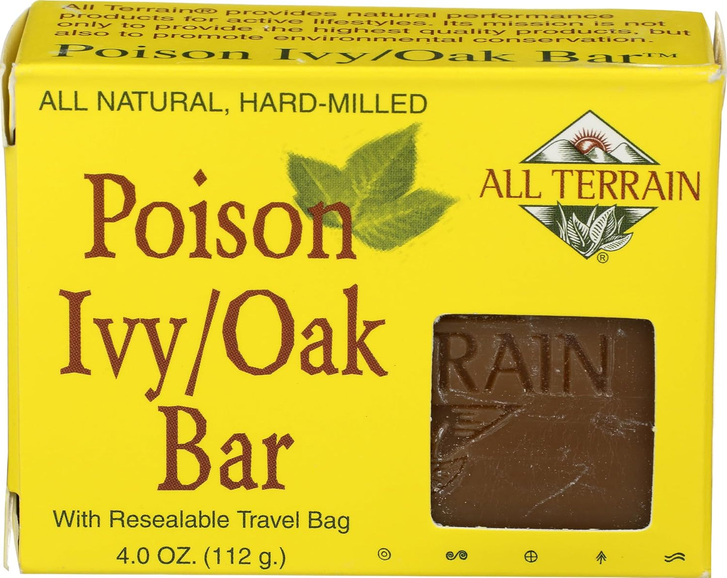ALL TERRAIN: Poison Ivy Oak Soap Bar, 4 oz