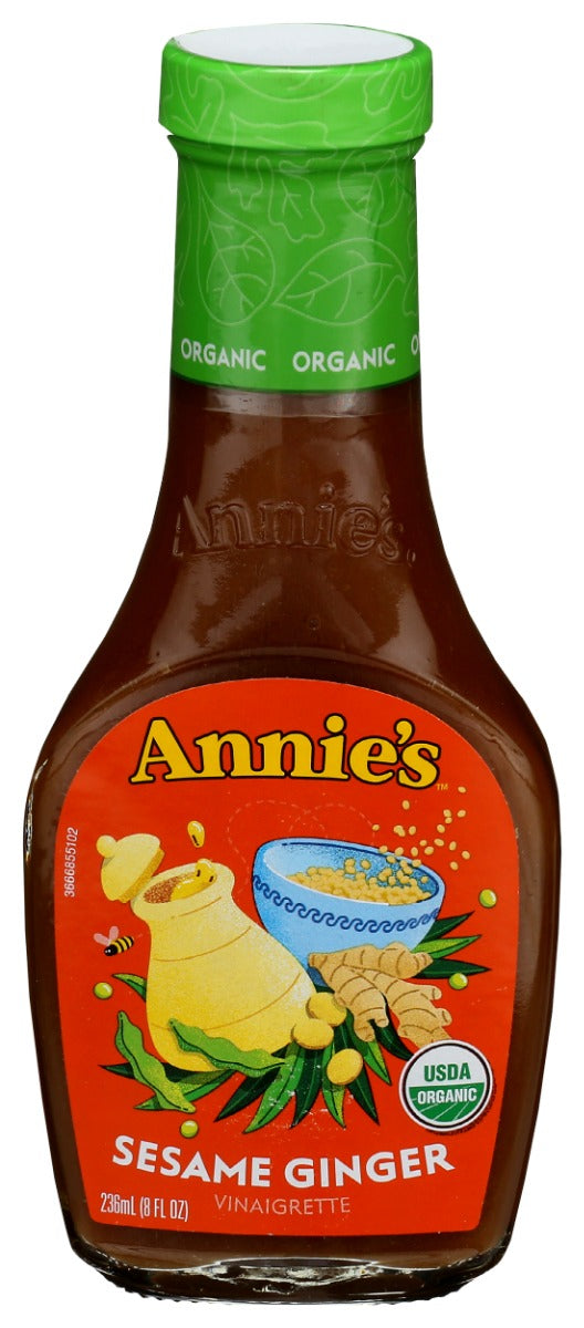 ANNIES NATURALS: Organic Sesame Ginger Vinaigrette, 8 oz