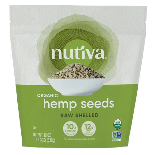 NUTIVA: Organic Shelled Hemp Seeds, 19 oz