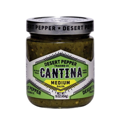 DESERT PEPPER: Cantina Medium Green Salsa, 16 oz