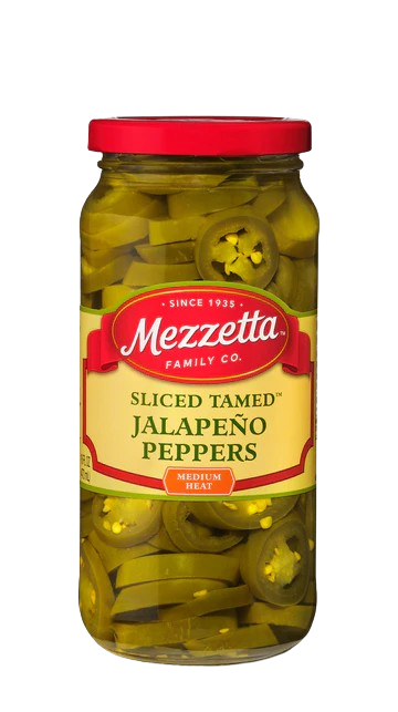 MEZZETTA: Sliced Tamed Jalapeno Peppers, 16 oz
