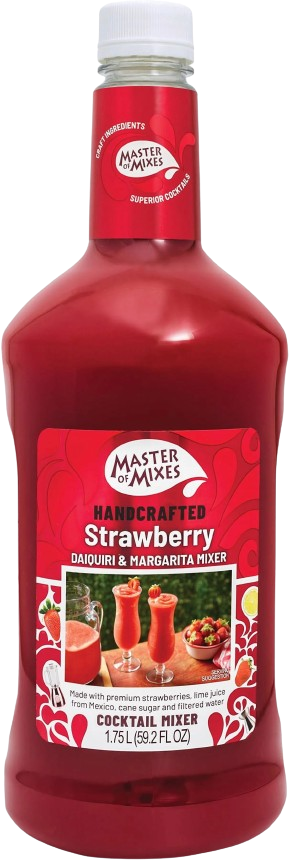 MASTER OF MIXES: Strawberry Daiquiri Margarita Mixer, 1.75 lt