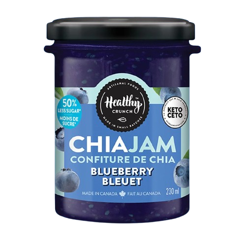 HEALTHY CRUNCH: Blueberry Chia Jam, 7.77 oz