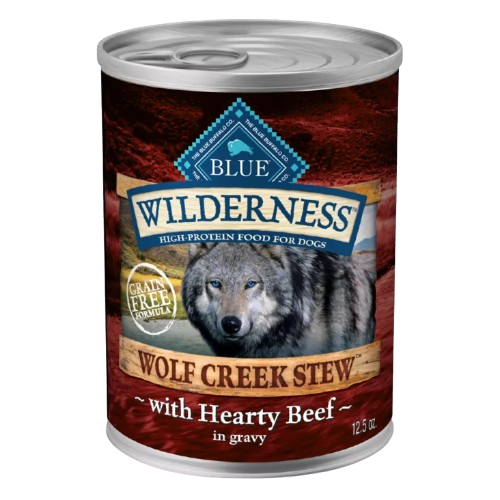 BLUE BUFFALO: Blue Wilderness Wolf Creek Stew Hearty Beef Stew Dog Food, 12.5 oz