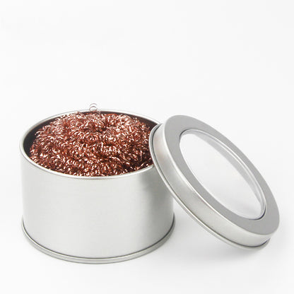 Soldering Iron Cleaning Ball with Copper Wire Nozzle Cleaner