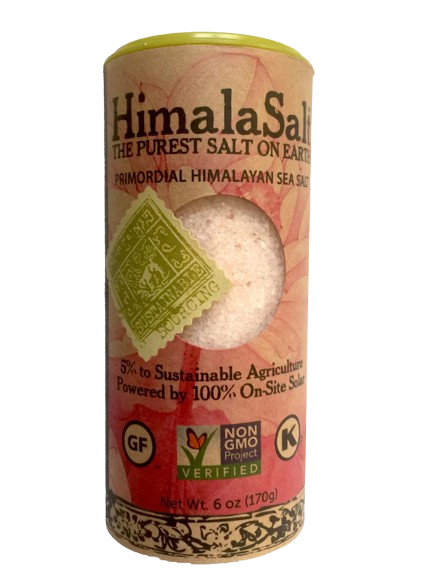 HIMALA SALT: Fine Grain Shaker Refillable, 6 oz