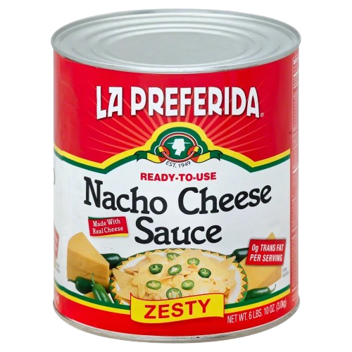 LA PREFERIDA: Zesty Nacho Cheese Sauce, 106 oz