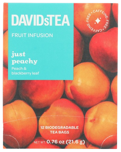 DAVIDSTEA: Just Peachy Tea, 12 bg