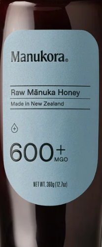 MANUKORA: Raw Manuka Honey MGO 600Plus Squeeze Bottle, 12.7 oz