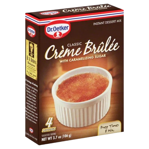 DR OETKER: Classic Creme Brulee Creme Desserts, 3.7 oz