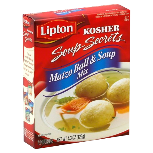 LIPTON KOSHER: Matzo Ball and Soup Mix, 4.3 oz