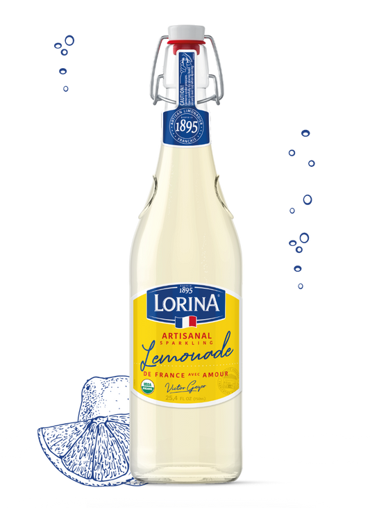 LORINA: Artisanal Sparkling Lemonade, 25.4 fo