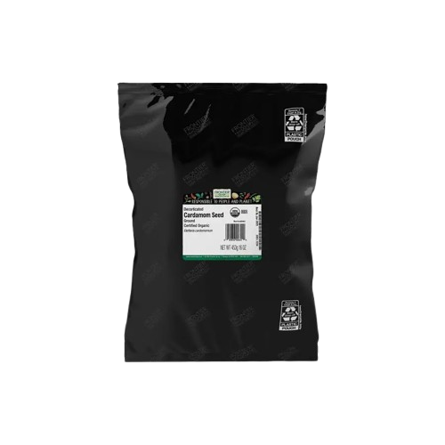 FRONTIER BULK: Decorticated Cardamom Seed Powder Organic, 16 oz