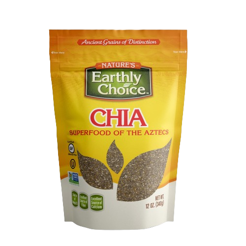 NATURES EARTHLY CHOICE: Chia Seeds, 12 oz